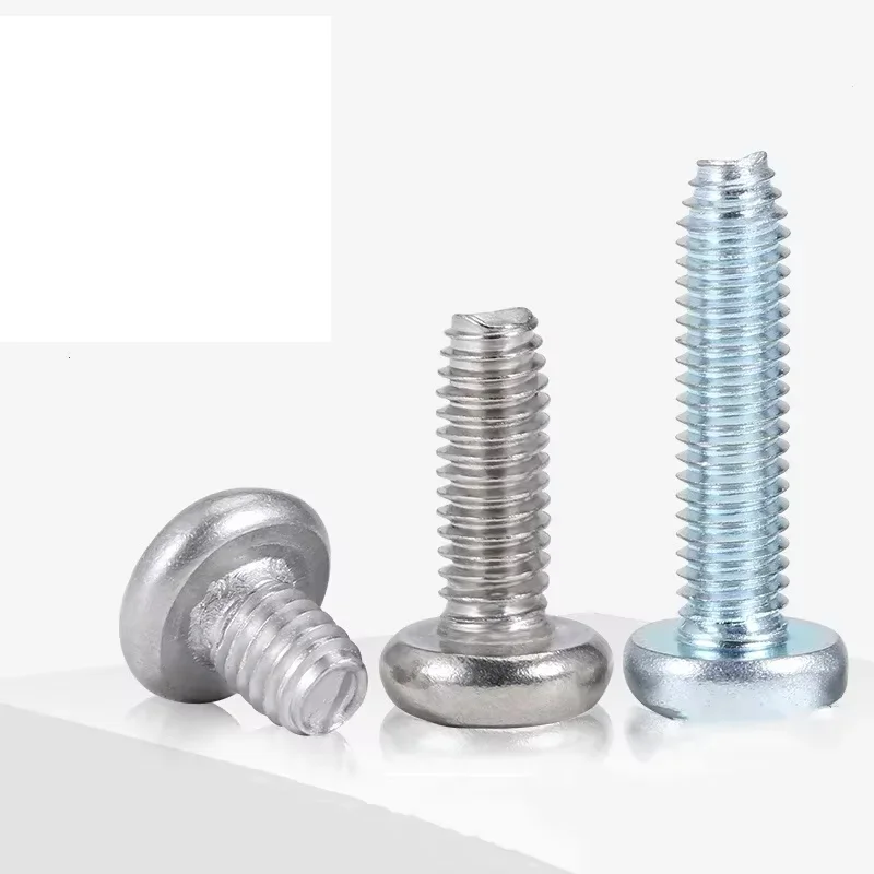 M3-M6 410/304 الفولاذ المقاوم للصدأ/الكربون الصلب عموم رئيس الصليب الثلاثي الأسنان الذاتي قفل المسمار عبر الأخدود الذاتي التنصت الترباس #6