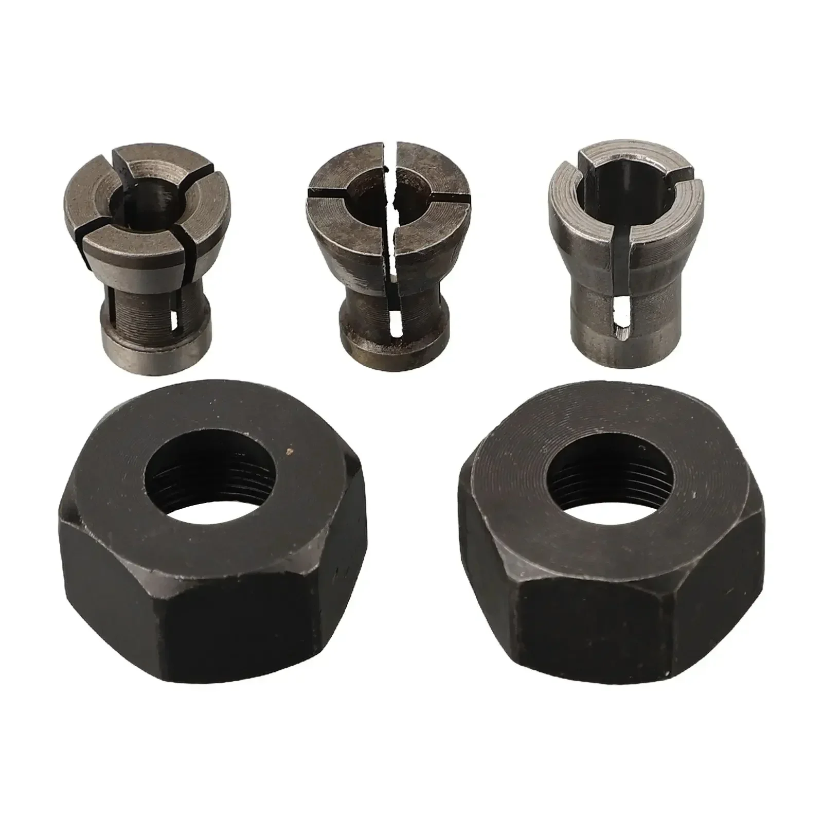 Imagem -02 - Adaptador de Mandril com Porca M17 Gravação Máquina de Corte Roteador Fresa Acesso mm 6.35 mm mm