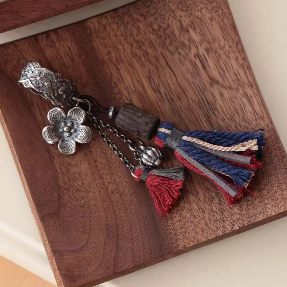 

Антикварная серебряная цепочка-кольцо с узором «37 богатств», для самостоятельного изготовления украшений, шнурок для браслета, бусы Будды, аксессуары для браслетов...