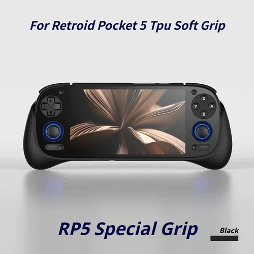 Para Retroid Pocket 5 TPU agarre suave a prueba de caídas resistente al desgaste consola de juegos funda protectora para agarre de diseño ergonómico RP5