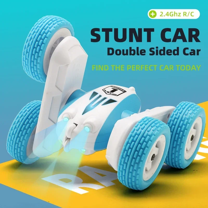 Najnowszy Mini dwustronny samochód kaskaderski zdalnie sterowany GT1 2.4G pilot zdalnie sterowany samochód zabawki elektroniczne na prezent dla