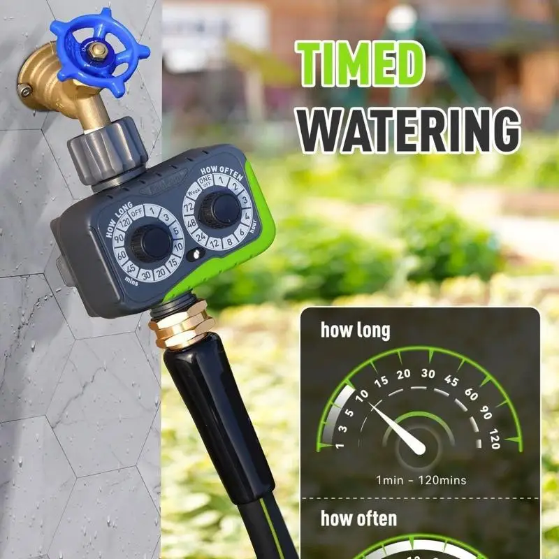 Reliable Automatic Watering System Timer Perfect for Vacation Plant Care HX6C