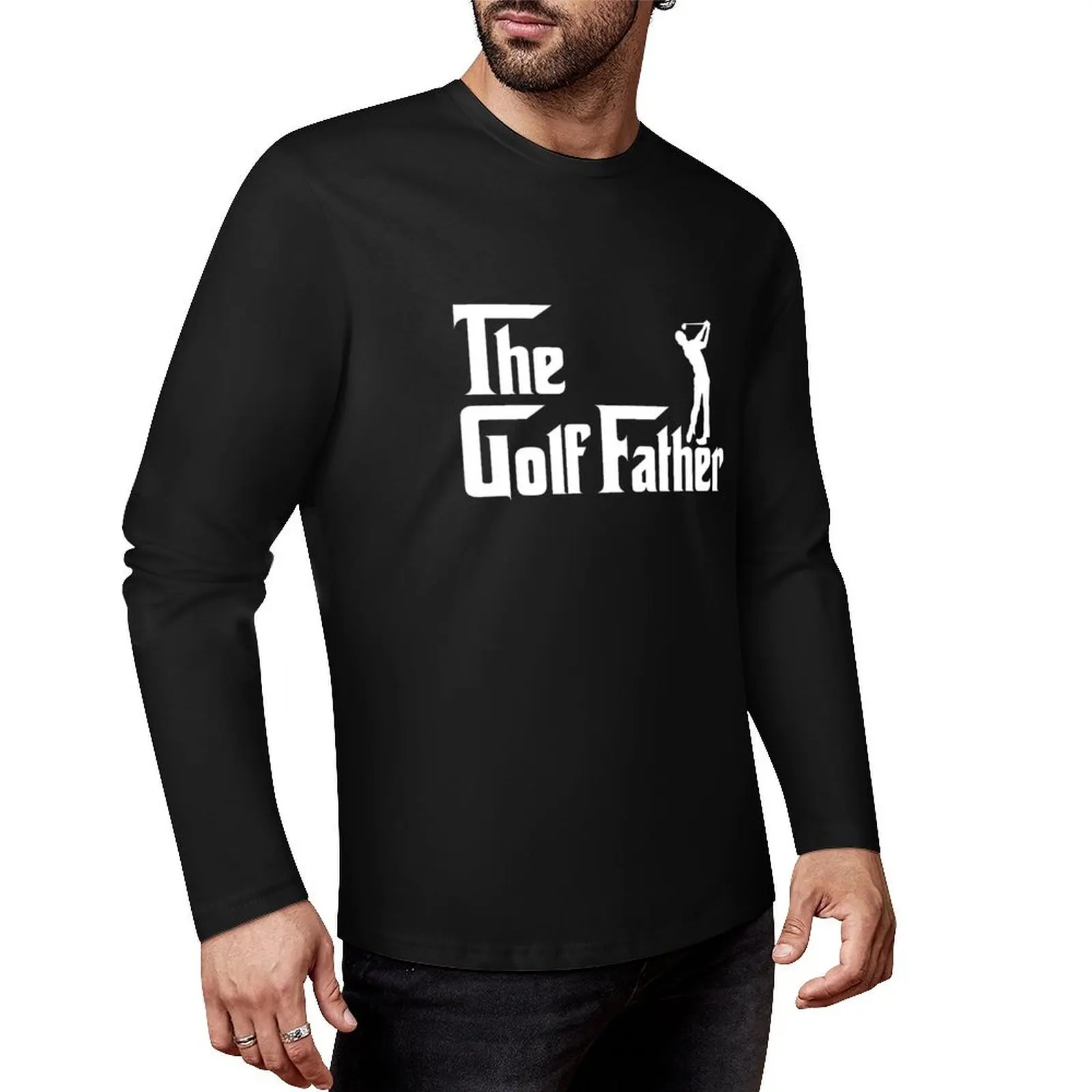 

The golf father Long T-Shirt sports fan t-shirts Tee shirt Oversized t-shirt black t-shirts for men