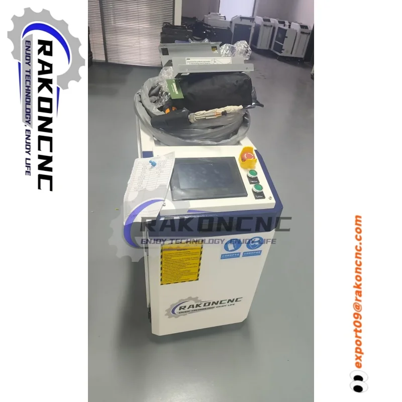 

Портативный лазерный сварочный аппарат 4-в-1 мощностью 2000 Вт (1,5 кВт) для резки, сварки, очистки и удаления ржавчины с металла, волоконный лазерный сварочный аппарат 3000 Вт