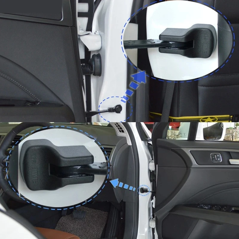 For Subaru Outback BT 2021 2022 2023 Styling Door Lock Stopper Limiting Arm Covers Protect Stickers Inner Accessories