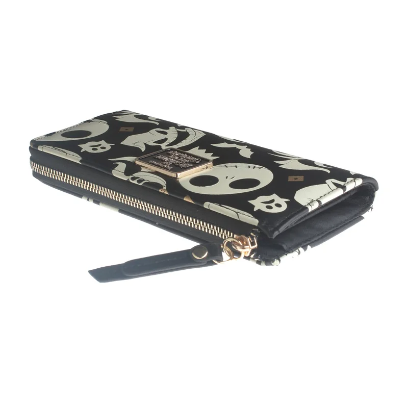 Disney the Nightmare before Christmas Embossed Wallet Fashion Personalized Card Holder Coin Purse image 3