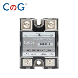 40A 60A LA Single Phase Linear Proportional Controller Input 0-10V OR 4-20mA Voltage Type Regulator Solid State Relay