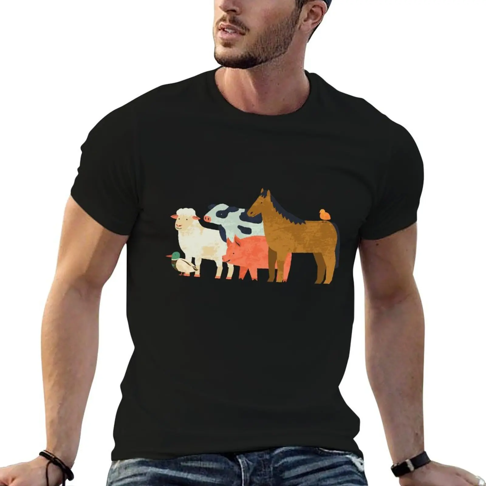 

T-Shirt Animals Farm for plain man tshirt shirts shirt t man man printed t