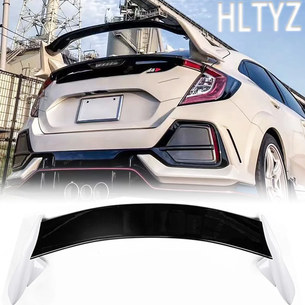 

Спойлер в стиле Type-R для Honda Civic 10-го поколения (2016-2021), модель FK7, хэтчбек, материал ABS, цветной, аксессуар для тюнинга кузова.