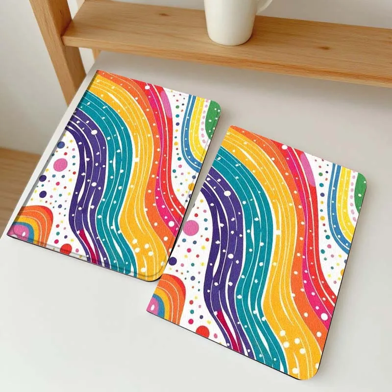 

Rainbow Wave Line Pattern For Vivo IQOO Pad2 Pad3 Pad5 Air SE Pro 12.1 12.3 13 11.5 11 inch Tablet Case