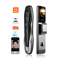 TYSH Tuya Security Fingerprint NFC Card Unlocking Face Recognition Smart Home Camera Door Lock for Front Door