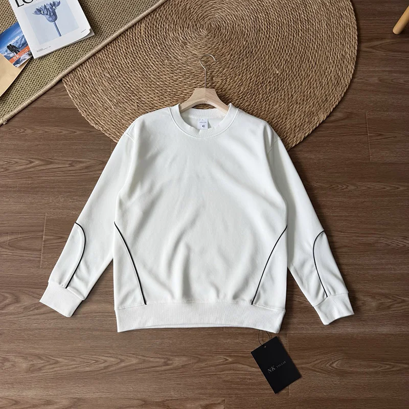 Outdoor Pullover,Men, Fishing, Hiking, Cycling, Traveling, Commuting, Climbing Cotton Round-neck Long-sleeved Commuting Pullover