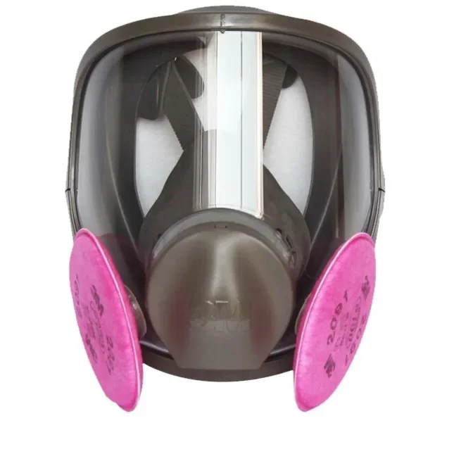 Full Face Gas Mask Respirators Cartridge Double Filter Industrial Protective Chemical Gas Mask