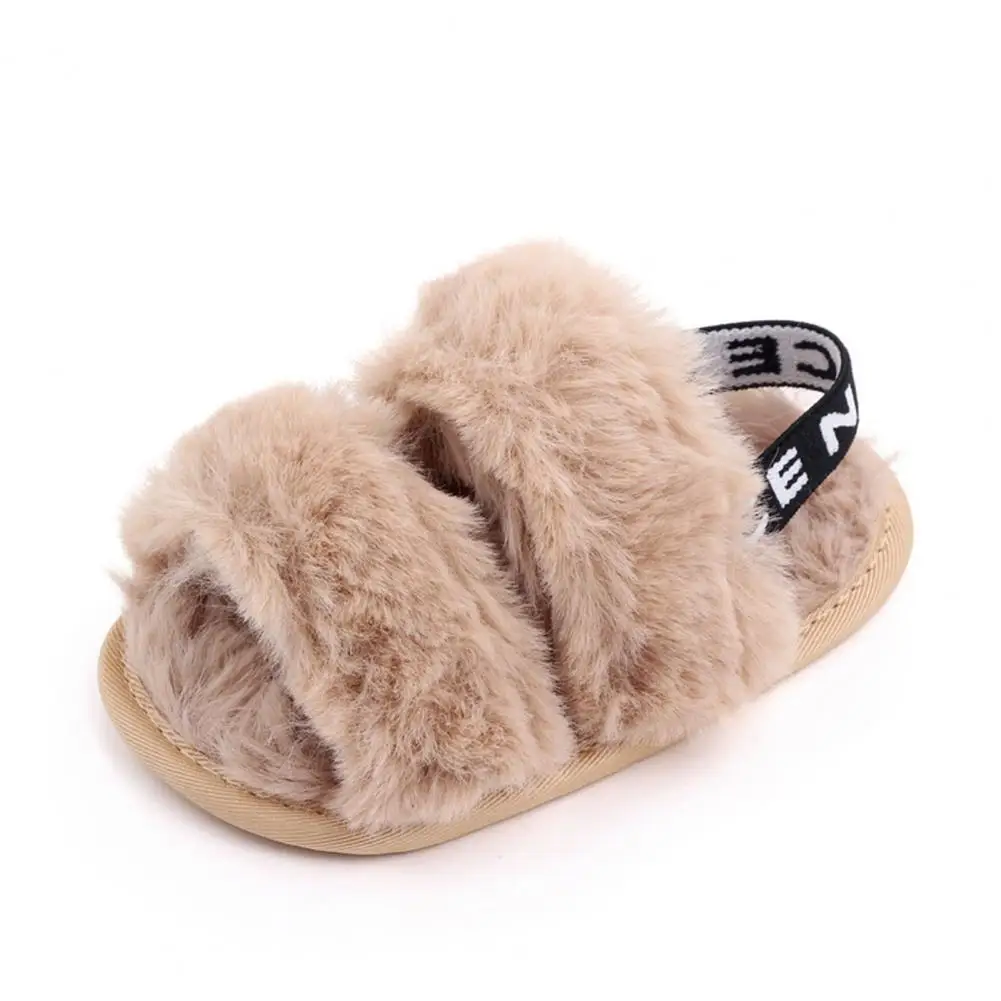 1 Pair Cozy Baby Shoes Lightweight Infant Shoes Adorable Soft-soled Slippers Shoes  Daily Wear