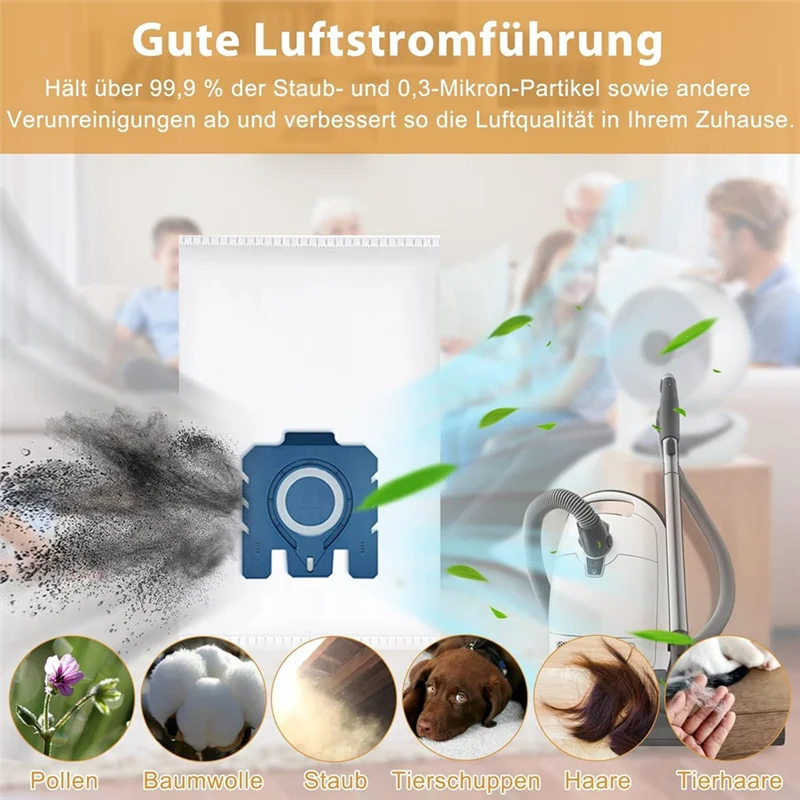 WHYY-10Pcs aspirador de pó sacos filtro para hyclean gn aspirador clássico c1 completo c2 completo c3, s2 s4 s5 s6 s8