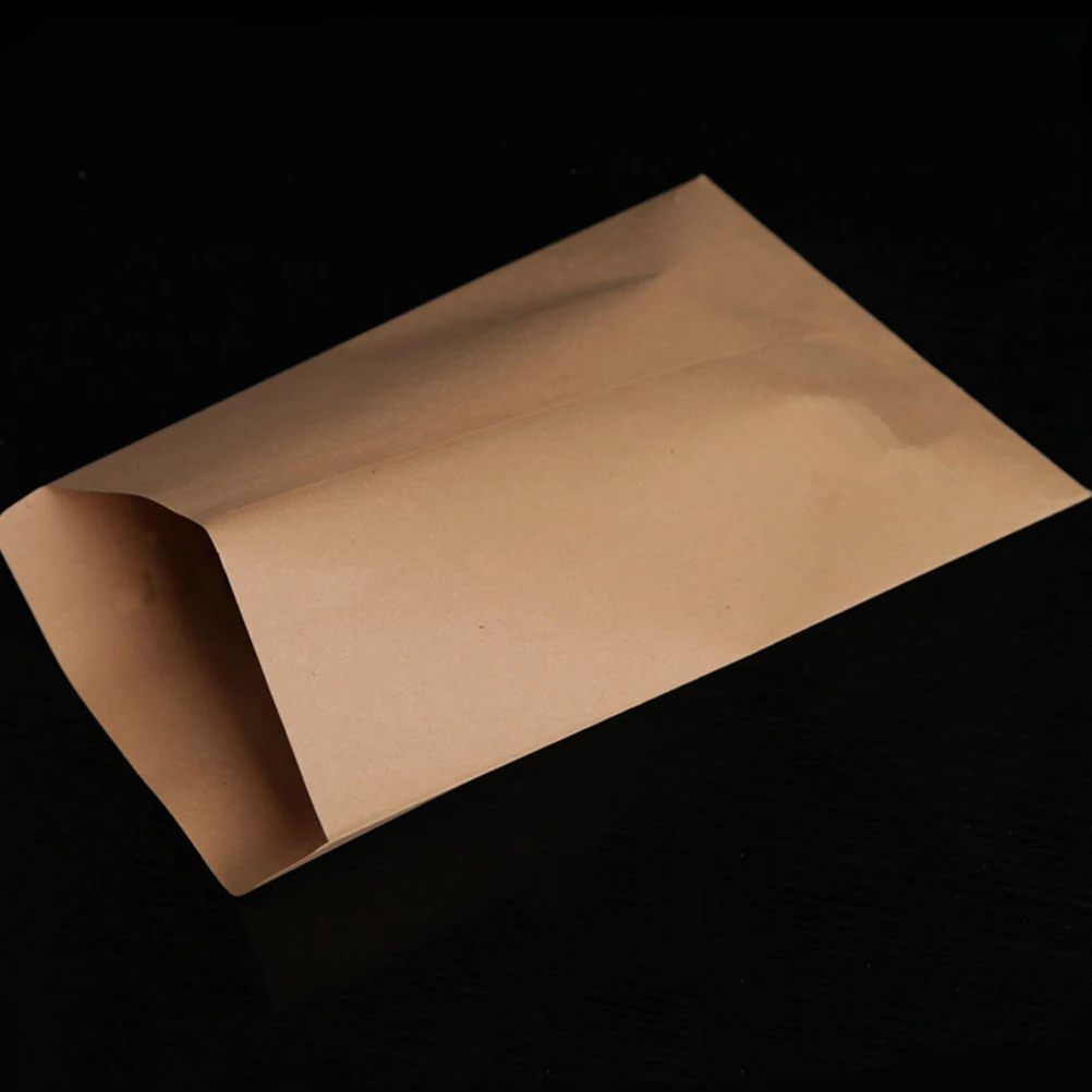 

2Sets Natural Kraft Paper Mini Envelopes Solid Color Classic Flap Style for Stationery Gift Card Wedding Placeholders