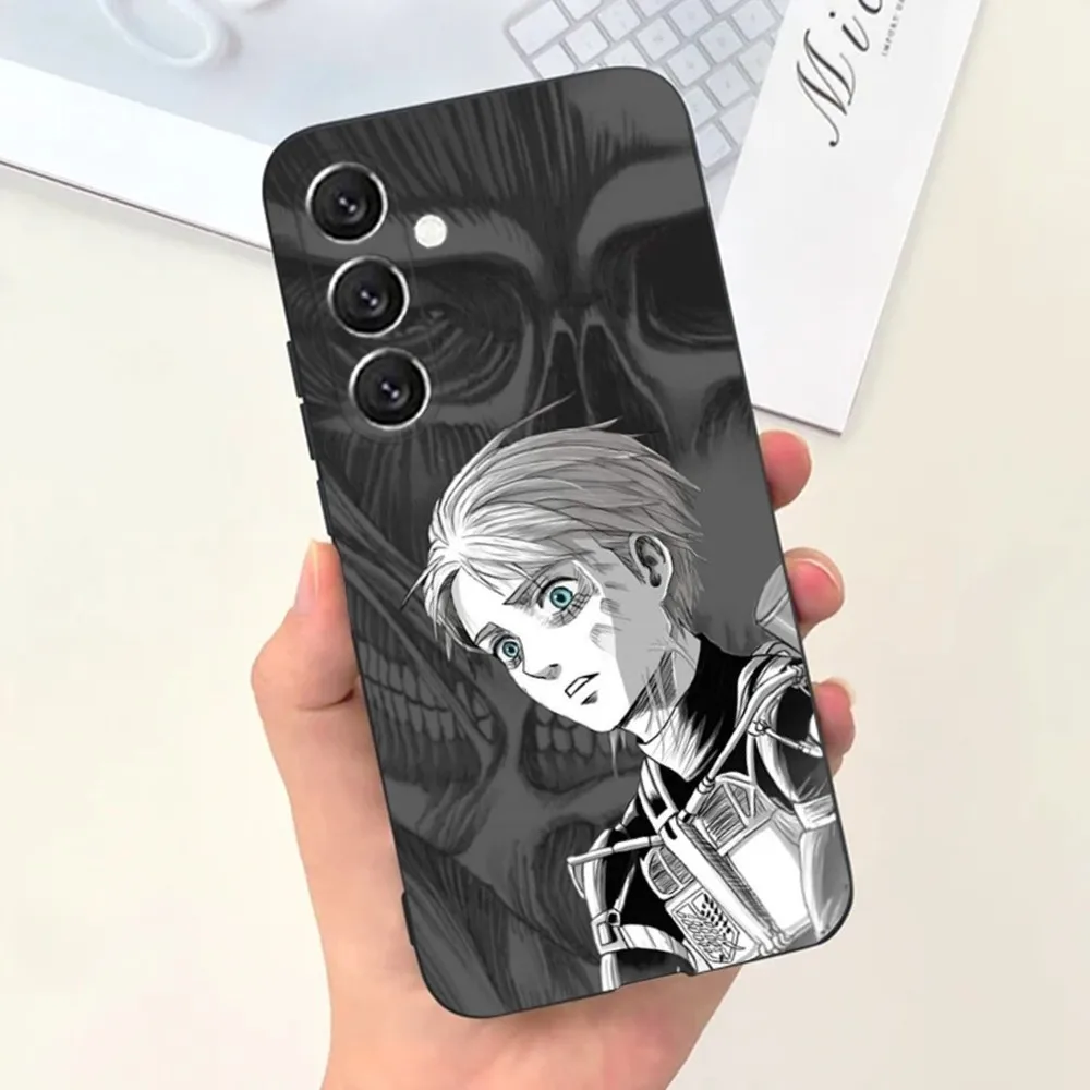 Anime Armin Arlert Telefoon Hoesje Voor Samsung S21,S22 Ultra,S20,S30 Plus, S22 Plus, S23,S30 Ultra 5G Siliconen Hoes