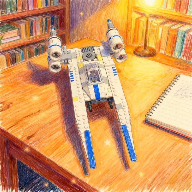 565 pçs moc melhorado u asa alternativa construir estrela batalha modelo blocos de construção arquitetura brinquedos presentes natal tijolo crianças