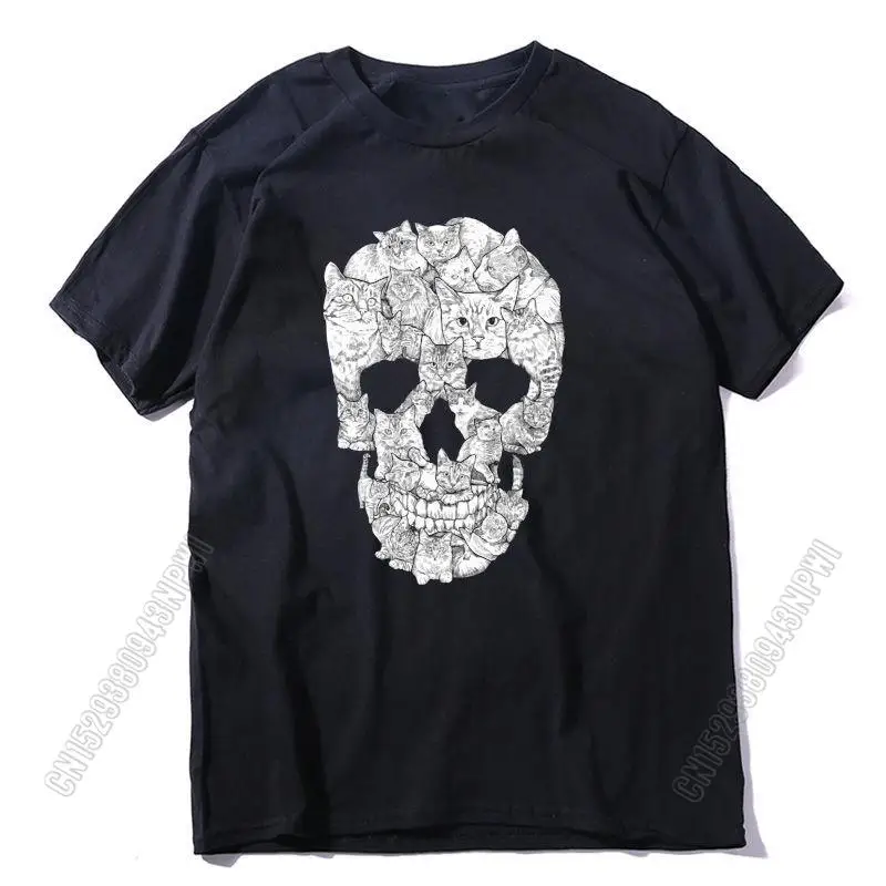 2022 100% Cotton Graphic Design Loose Cool New Arrival Print Men T Shirt Casual Summer Punk Crew Neck Loose Mens Tshirt Gift