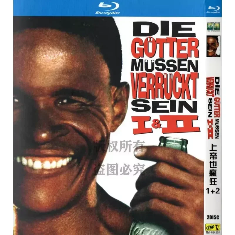 

BD Blu-ray God Is Also Crazy 1 and 2 South African Comedy Film High Definition 2-Disc Set