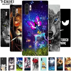 Phone Case For Samsung Note 10 Pro Plus Cover Note10 Silicone Soft Painted Wolf Coque for Samsung Galaxy Note 10 Lite TPU Bumper