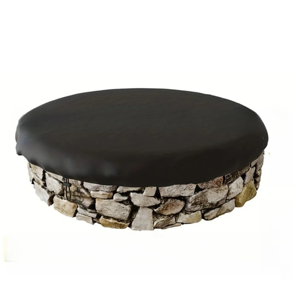 

50 Inch Fire For Cover For 210D Oxford Fabric Waterproof Round Stove Dustproof Outdoor Yard Garden Furniture Guard