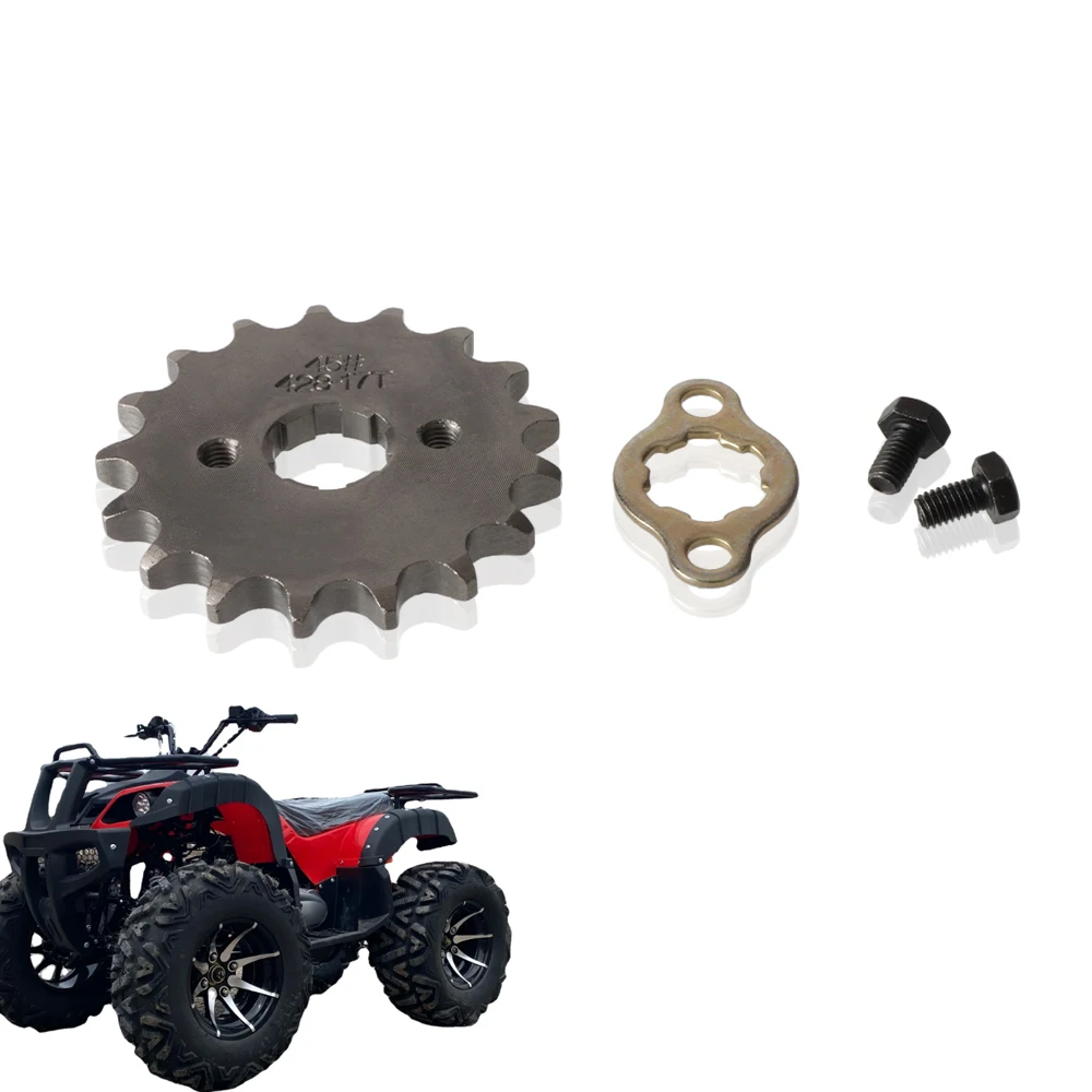 

Motorcycle 428# 20mm 17T Teeth Front Engine Sprocket For Dirt Pit Bike ATV Go Kart Electric Bicycle Motorcross Moto Accessories