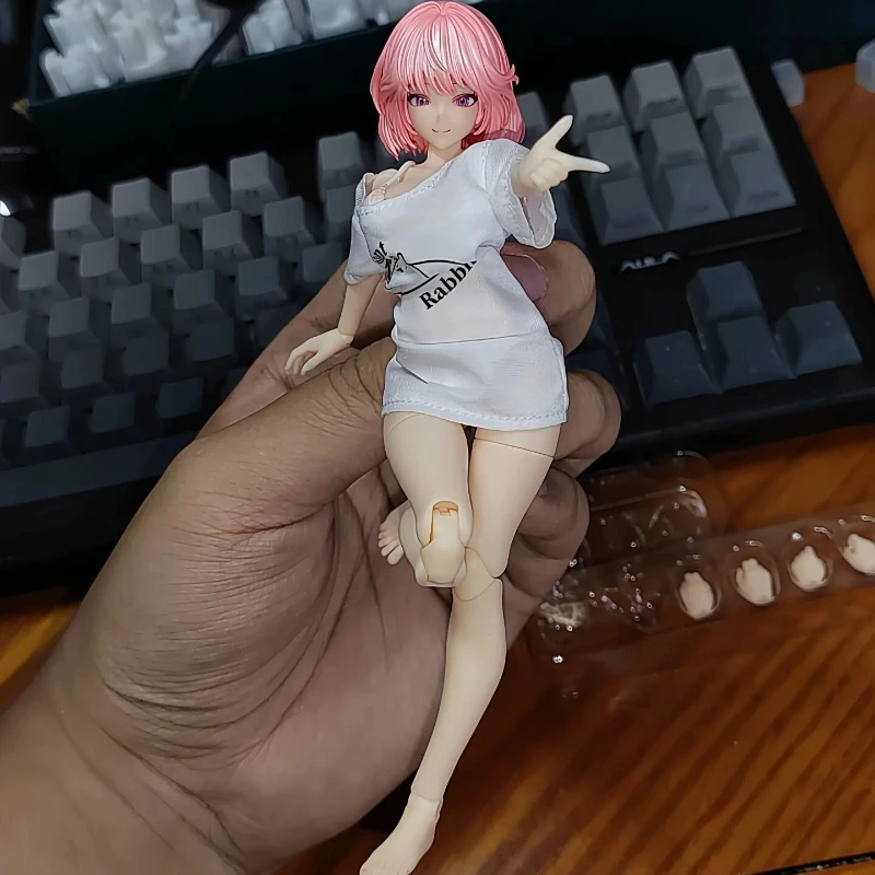 Figur Anime Skala 1/12 Pra-Cat - Cangkang Siput RA01L Irene Holiday Leisure Articulated Collectible Posable Joints Display Model