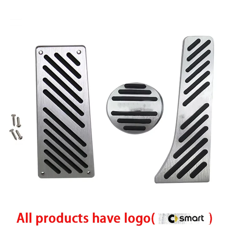 For Mercedes Smart Fortwo W451 Acessories 2007~2014 Car Foot Pedals Gas Brake Accelerator Stainless Steel Non-slip Pedal Cover view 3
