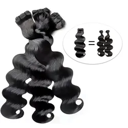 Bundles Human Hair Body Wave 20 Inch 1 Bundles Deals 16A Unprocessed Brazilian Virgin Hair Hair Extensions Weave Human Hair