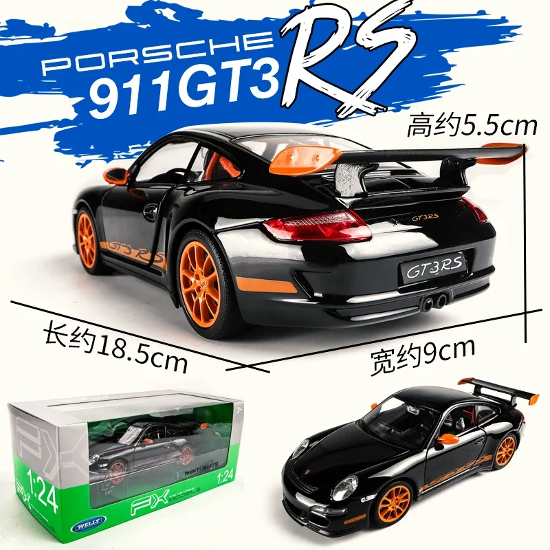 welly 1:24 Porsche 911 Carrera 992 car alloy car model simulation car decoration collection gift toy Die casting model boy toy