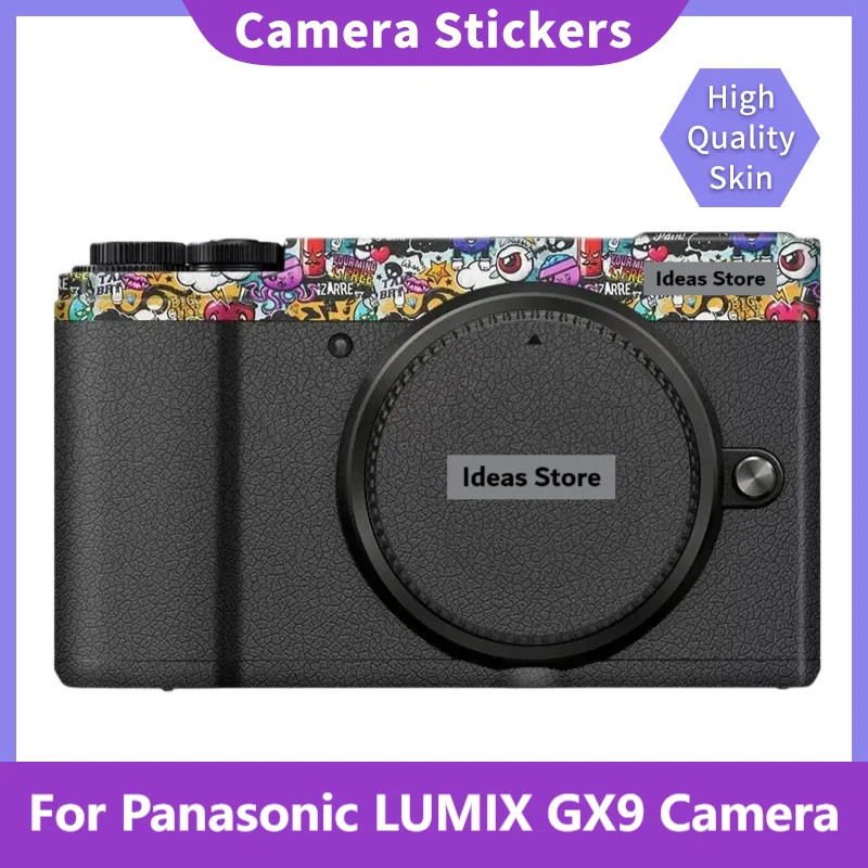 

Для Panasonic LUMIX GX9 наклейка на объектив камеры с защитой от царапин, защитная пленка для тела, защитная пленка для кожи