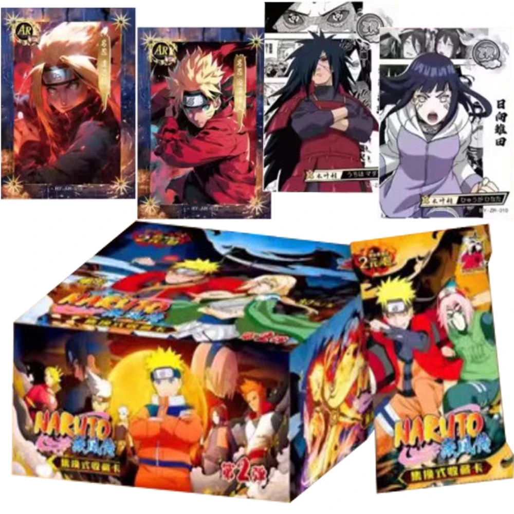 Naruto Exquisite Collection Cards Hyuga Hinata Hatake Kakashi Uchiha Itachi‌ Cartoon Cute Q-version Characters Practical Card