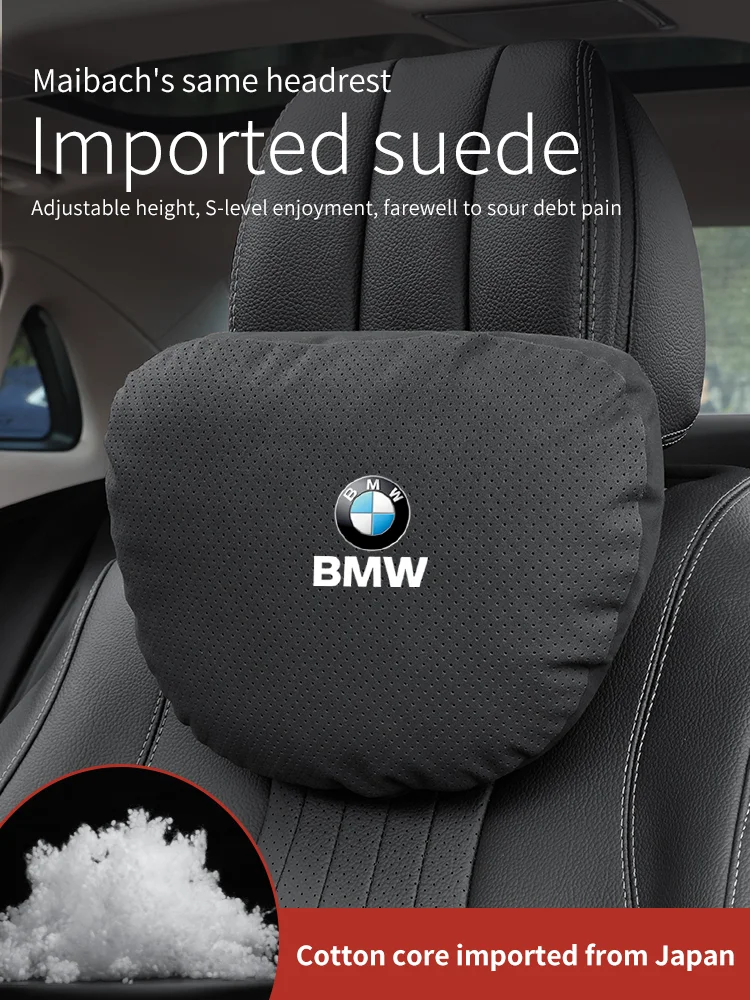 

For BMW M X1 X3 X5 X6 X7 E36 E39 E46 E87 E90 E92 F10 F15 F25 F30 Car Headrest Neck Support Seat Lumbar Cushion Soft Neck Pillow