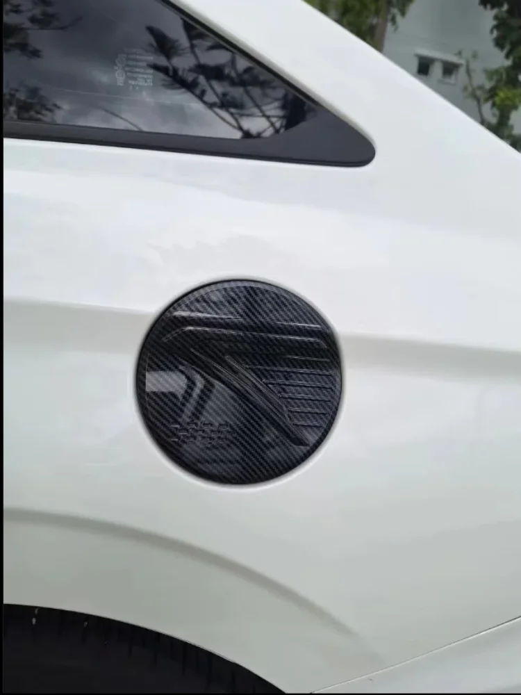 

For Toyota Vios 2023-2024 ABS Chrome Oil Gas Fuel Tank Cap Decoration Sticker Cover Trim Exterior Accessories Styling