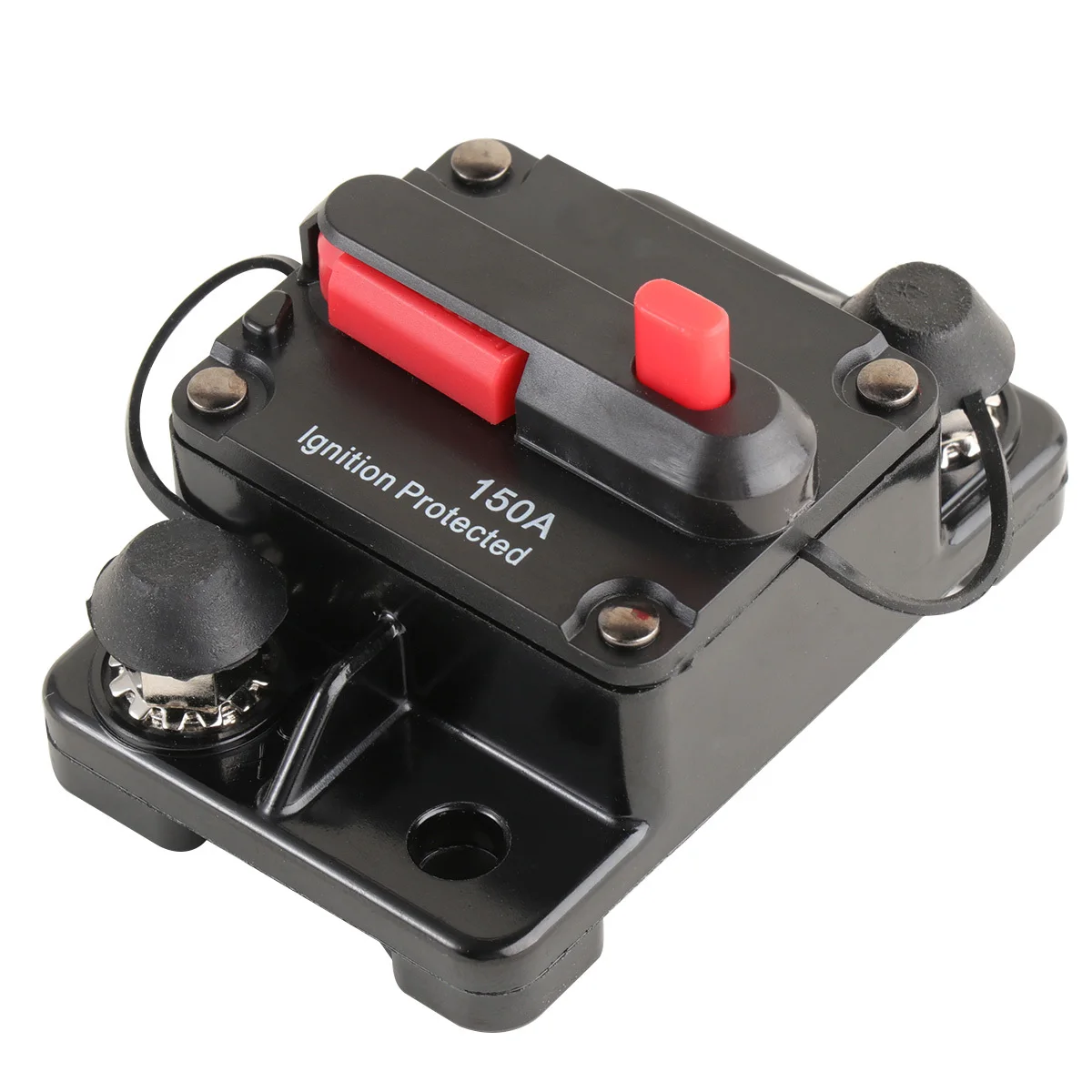 

150A Waterproof High Amp Dual Circuit Breaker Manual Reset For Overcurrent Protection Electrical Appliance Safety