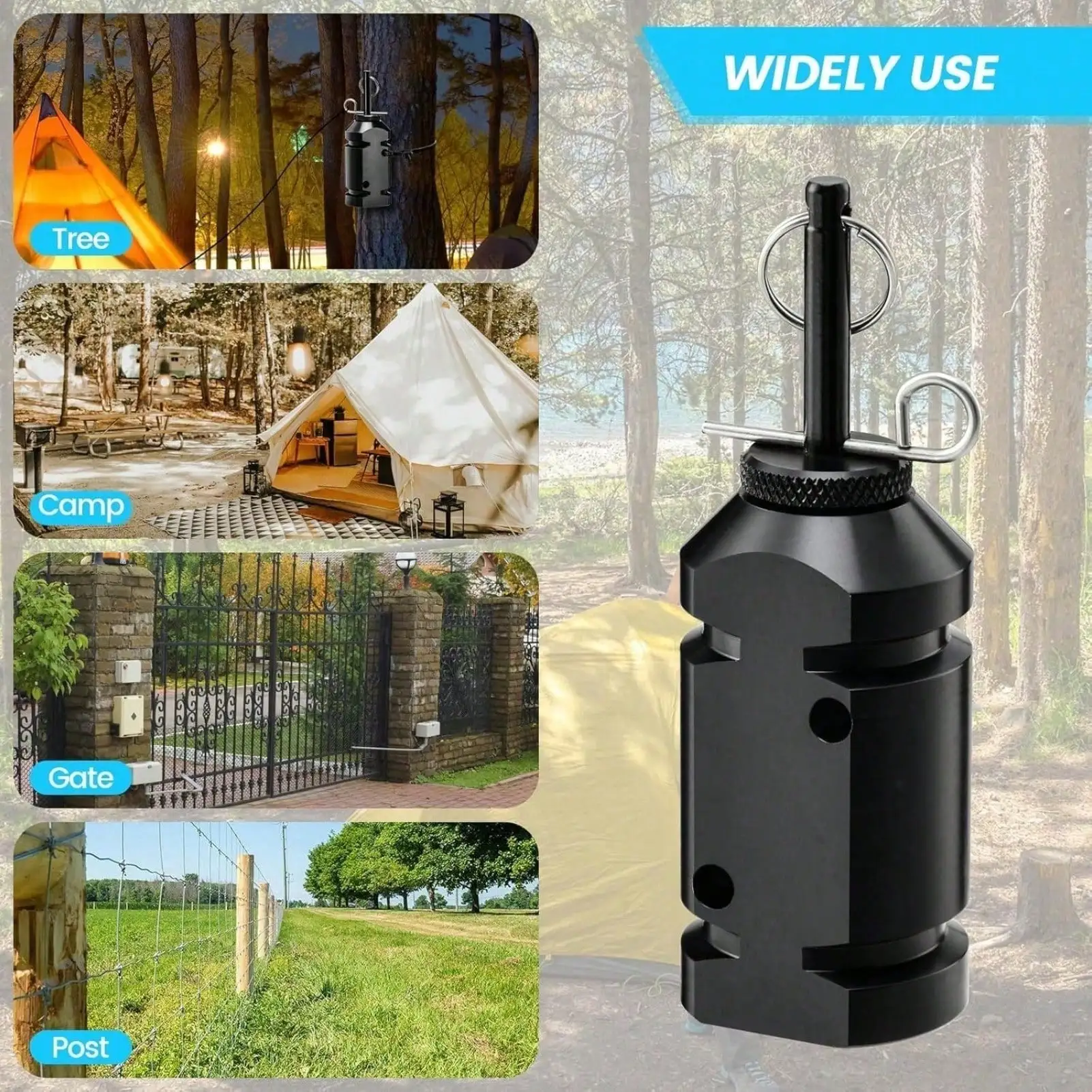 

360 ° Устройство сигнализации Trip Wire — надежная безопасность периметра для защиты объектов и имущества в кемпинге