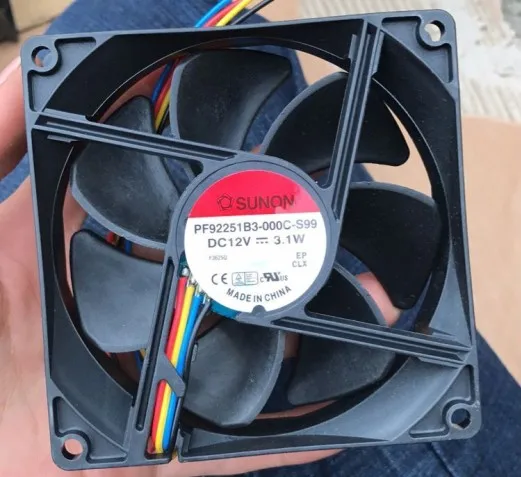 العلامة التجارية الجديدة SUNON PF92251B3-000C-S99 9025 9225 9 سنتيمتر 4PIN مزدوجة كروي PWM 12 فولت 3.1 واط مروحة التبريد
