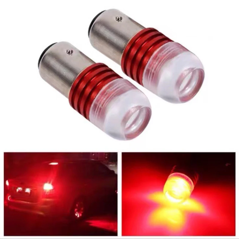 4pcs Motorcycle Car LED Lights White/Red/yellow Strobe Lamp Bulbs Brake Turn Signal Tail Flashing Lights 12V Moto Accessories