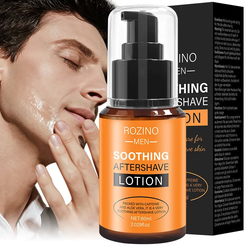 Aftershave SOOTHING AFTERSHAVE LOTION Aftershave Milk, Beard Care Lotion, Men's Moisturizing