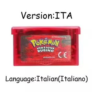USA/EUR/ESP/ITA/NOE/FRA Pokemon Series Video Game Cartridge Pokemon Emerald FireRed LeafGreen Ruby Sapphire for GBA - Image 24