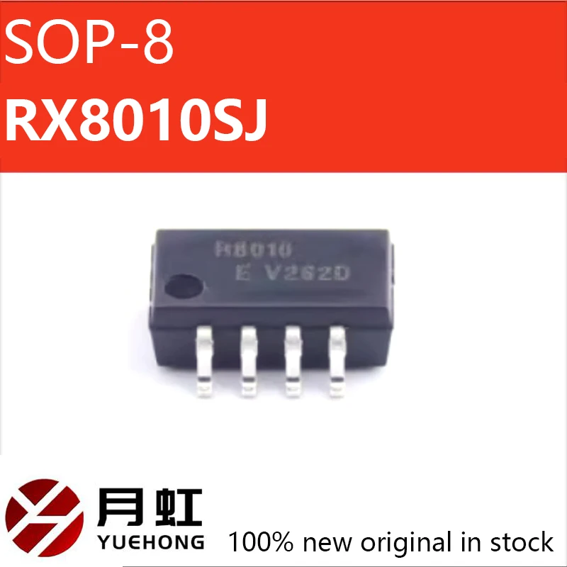 10PCS New original RX8010SJ RX8010S screen printed R8010 SMT SOP-8 clock module chip