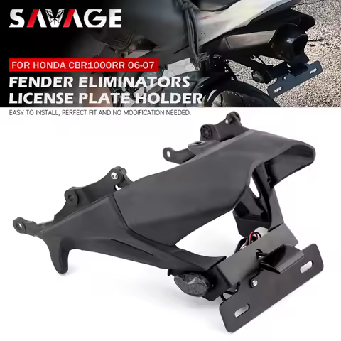 License Plate Holder LED Light For HONDA CBR 1000RR CBR1000RR 2006-2007 Motorcycle Accessories Fender Eliminators Turn Signal