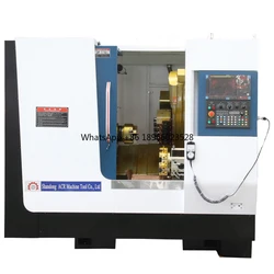 Automatic metal belt Y-axis turning and milling compound oblique bed CNC machine