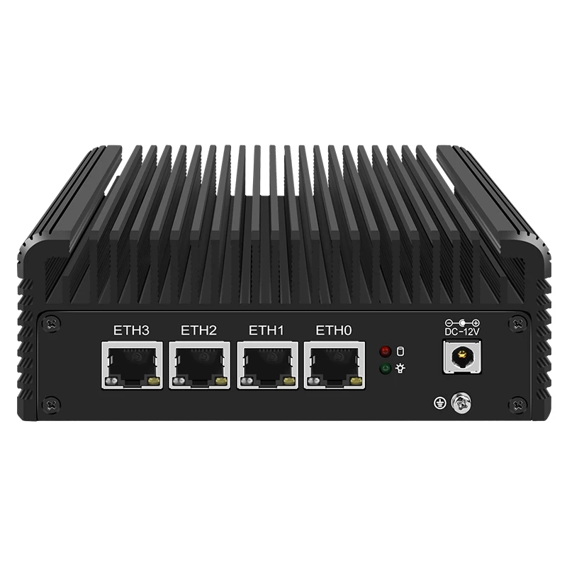 Industrial IoT Mini PC Intel Celeron J6412 COM RS232 4xi211 LAN Support WiFi 4G Fanless Desktop Office/Home Computer