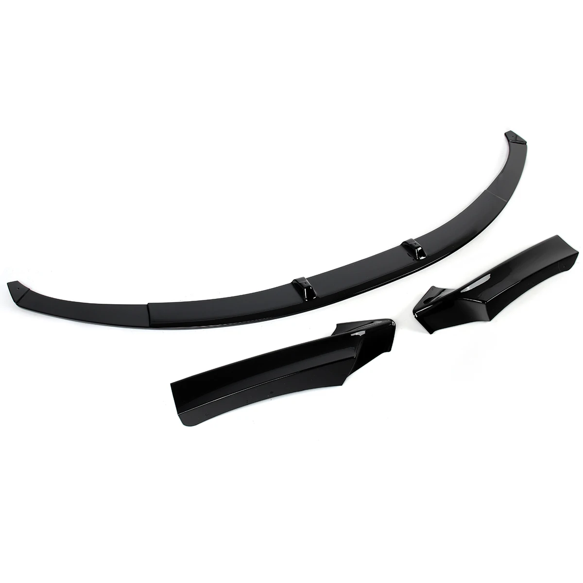 Magickit لامع أسود الجبهة الفاصل الشفاه لسيارات BMW F22 F23 M235i M240i M Tech 2013-2020 المصد الأمامي سبويلر طقم هيكل السيارة #5