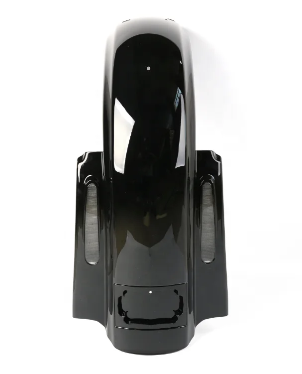 

CFP-HL1584-140-3 ABS Motorcycle Accessories Black Rear Fender For Harley both blocked with Cvo Light ,wire harness 2009-2017