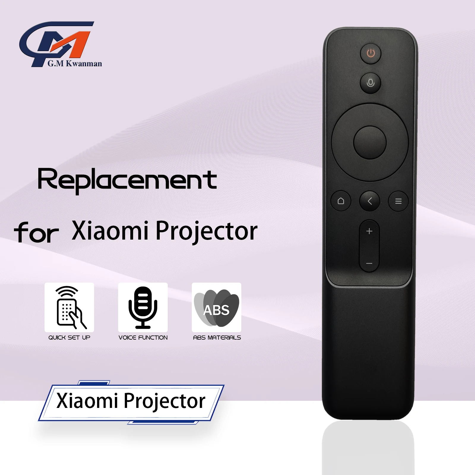 New Original Remote Control for Xiaomi Mijia Laser Projector 2400 ANSI Full HD Projector Home Cinema Beamer MI Projector (Black)