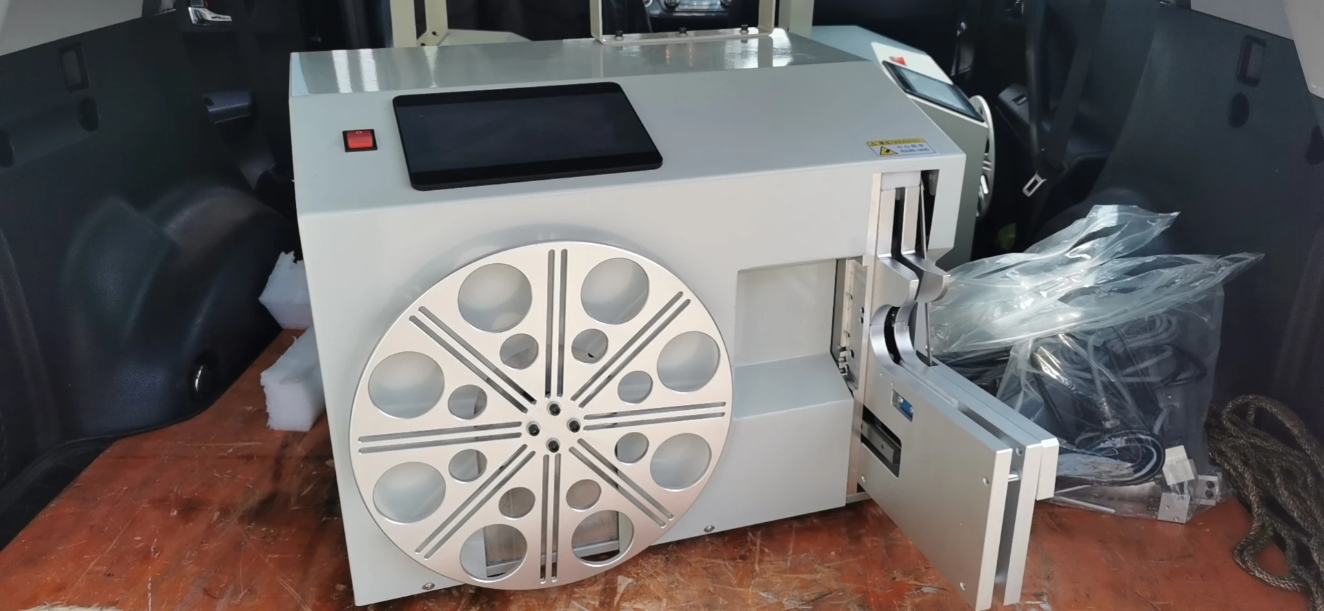 Automatic Cable And Cable Coil Winding Twis Tie Machine Wire Coil Twist Tying Machine