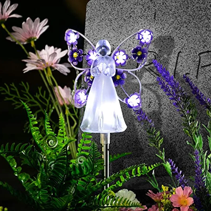 Customizable Sunlight outdoor garden angel lamp